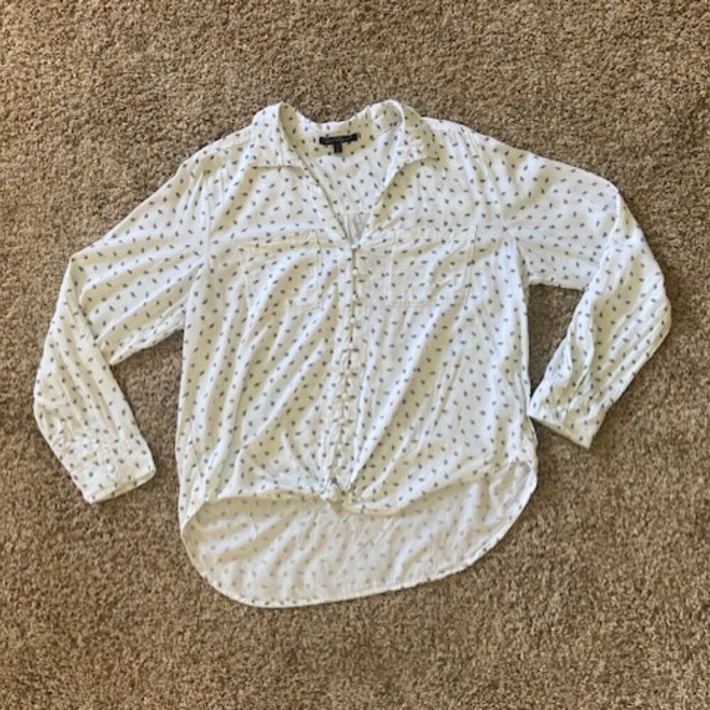 Feather Print Blouse - Picture 4 of 5
